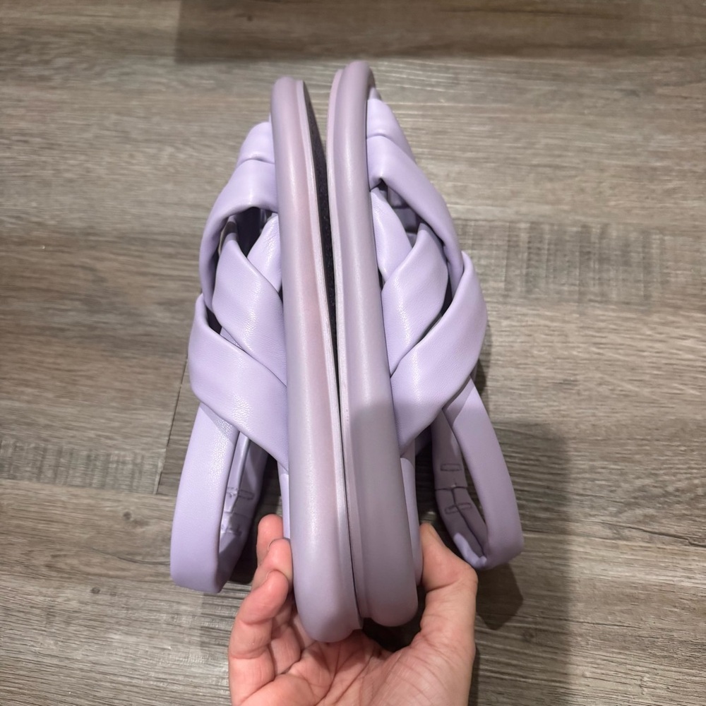 Seychelles Punchline Strappy Slingback Leather Sandals in Purple - Picture 5 of 9